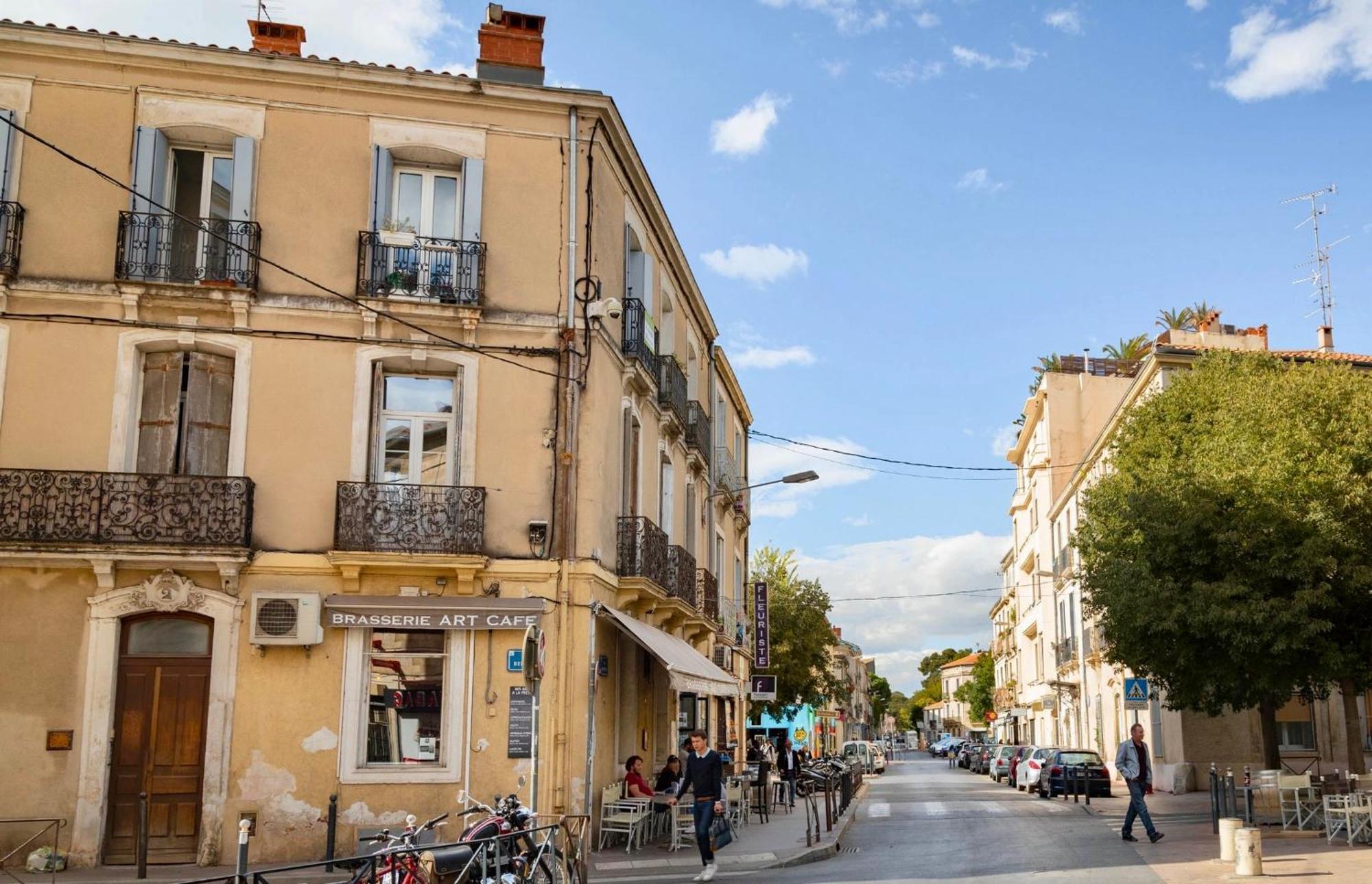 Appartement T2 Beaux Arts Parking Prive Gratuit à Montpellier Extérieur photo